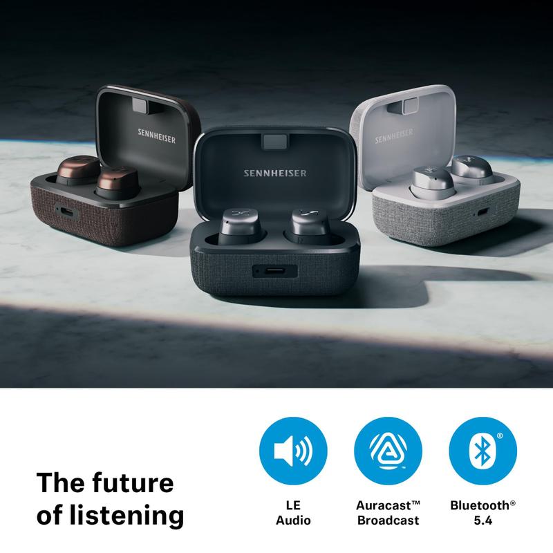 Fones de ouvido Sennheiser MOMENTUM True Wireless 4 Smart White